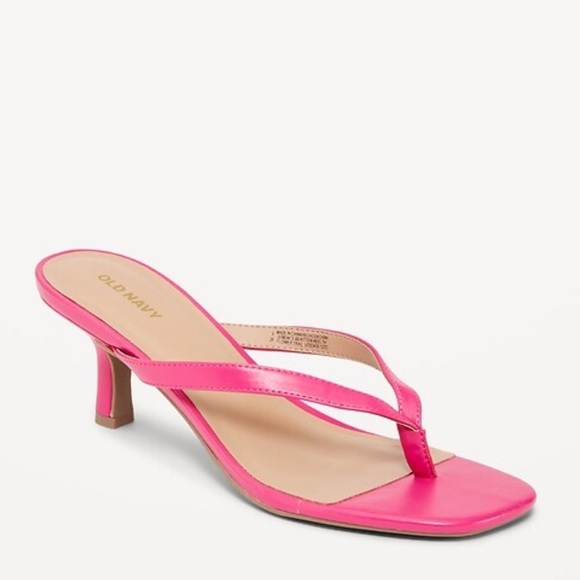 Old Navy Shoes - Pink kitten heel sandals